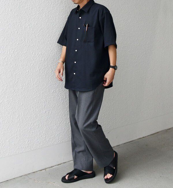 SHIPS any「【WEB限定】SHIPS any: 〈洗濯機可能〉リネン ミックス レギュラーカラー シャツ◇」|シャツ・ブラウス|