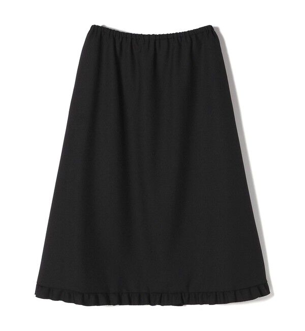 SHIPS for women「【SHIPS別注】Nell:ウール へムフリル スカート」|スカート|ネイビー