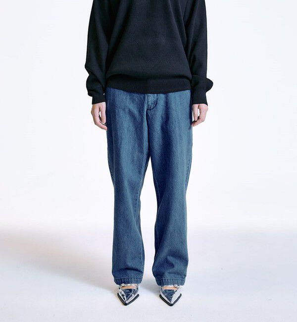 SHIPS「【City Ambient Products 別注】REDKAP: ストレートデニム」|デニム|ロイヤルブルー