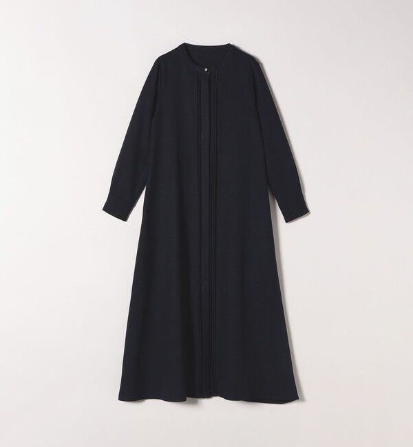 SHIPS any「SHIPS any:〈洗濯機可能〉シャーク ピンタック Aライン ワンピース」|ワンピース|