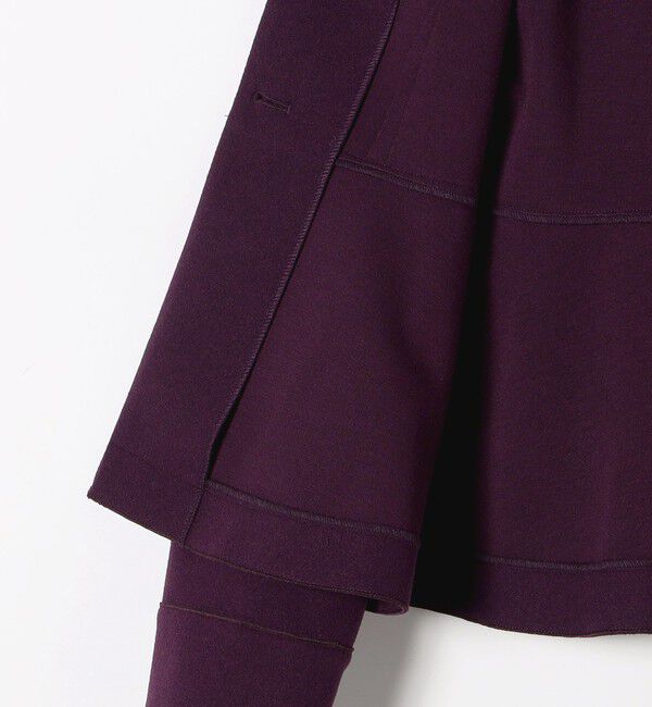 quaranciel「quaranciel: エア ニードル ペプラム ジャケット（セットアップ対応）」|ノーカラージャケット|