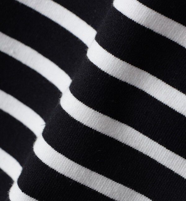 SHIPS Colors 「SHIPS Colors: 80～130cm / ミニ裏毛 ボーダー ポケット トップス」|Tシャツ・カットソー|