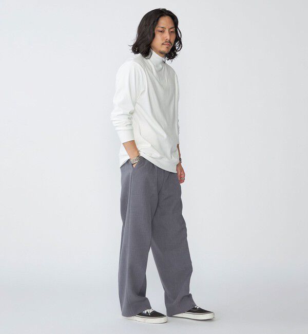 SHIPS「SHIPS:〈吸湿発熱〉モイスチャー モックネック プルオーバー」|Tシャツ・カットソー|