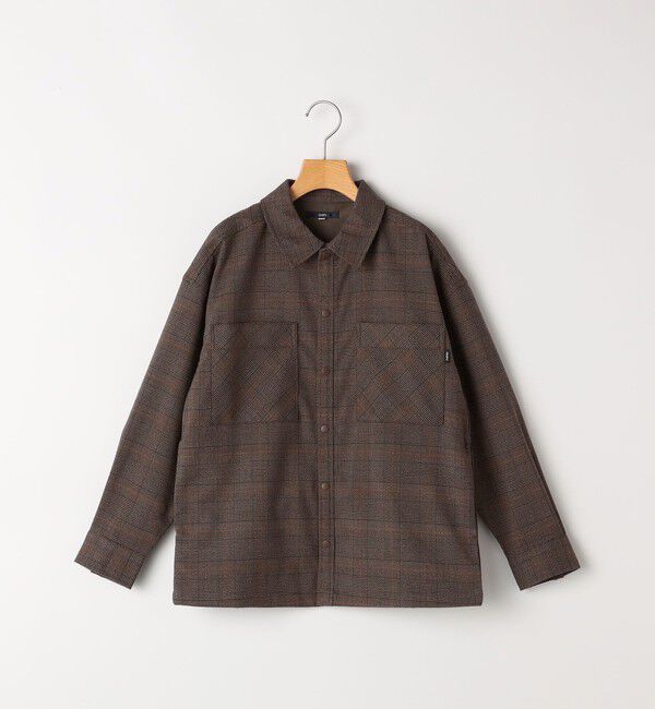 SHIPS KIDS「SHIPS KIDS:140～160cm / チェック シャツ アウター」|その他|ブラウン系