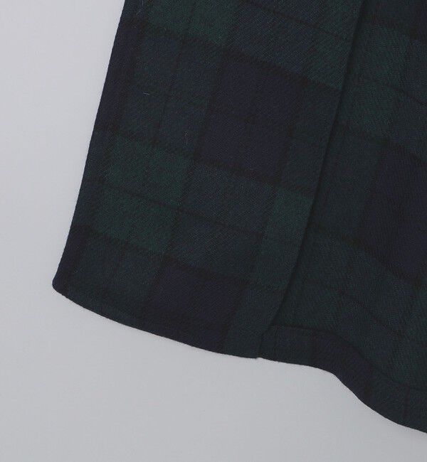 SHIPS「【 SHIPS別注】Errico Formicola: ブラックウォッチ ステンカラー コート」|ステンカラーコート|