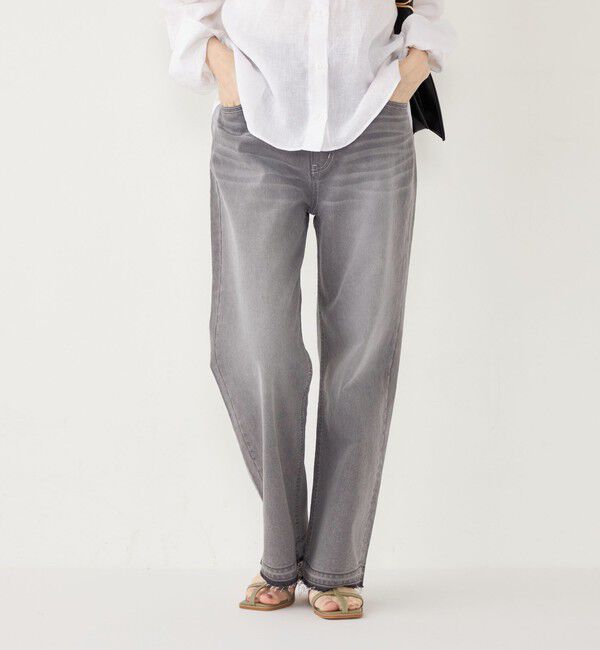 SHIPS Colors 「SHIPS Colors:ルーズ ストレート デニム◇」|デニム|グレー