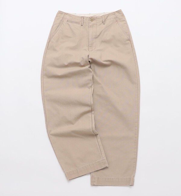 SHIPS「SHIPS: ストーン ウォッシュ コットン パンツ (セットアップ対応)」|その他|