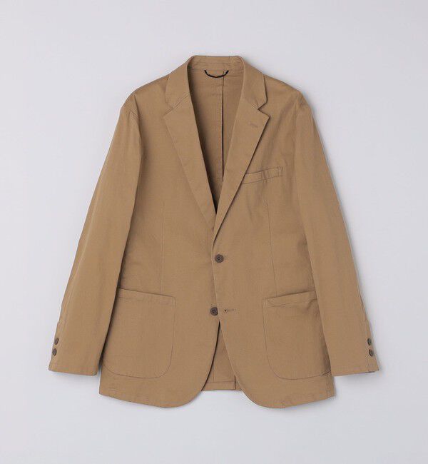 SHIPS「SHIPS:〈手洗い可能・セットアップ対応〉ウォッシュド ピケ 2ボタン ジャケット」|テーラードジャケット|