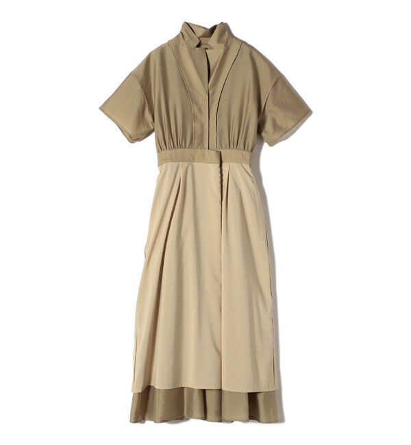 SHIPS for women「〈手洗い可能〉フロント ボタン 半袖 シャツ ワンピース」|ワンピース|