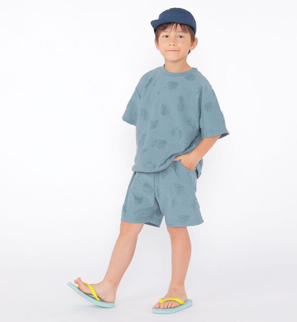 SHIPS KIDS「SHIPS KIDS:100～130cm / パイル ジャカード TEE」|Tシャツ・カットソー|