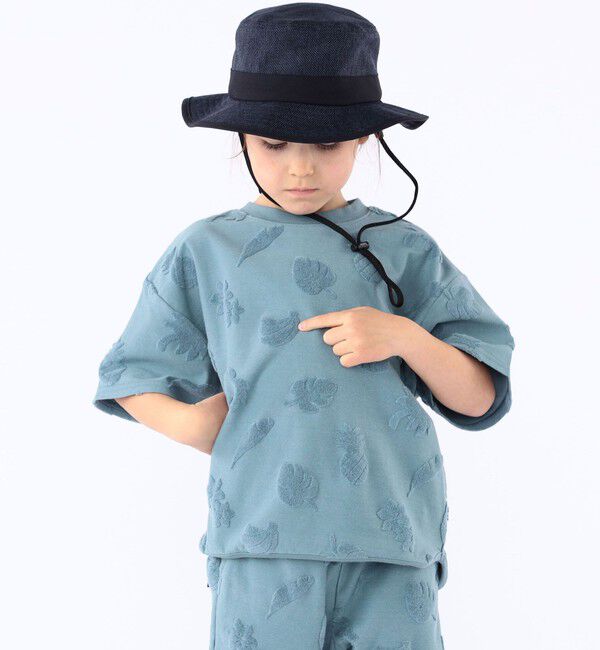 SHIPS KIDS「SHIPS KIDS:100～130cm / パイル ジャカード TEE」|Tシャツ・カットソー|