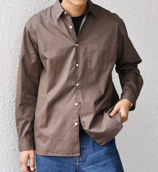 SHIPS any「SHIPS any:〈洗濯機可能〉コットン ガーメントダイ レギュラーカラー シャツ◇」|シャツ・ブラウス|