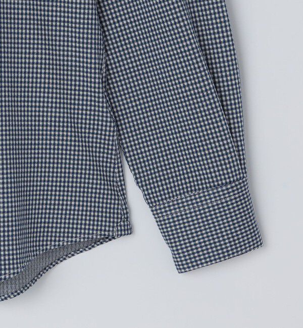 SHIPS「SHIPS: ジャージー ギンガムチェック ワンピースカラー シャツ」|Tシャツ・カットソー|