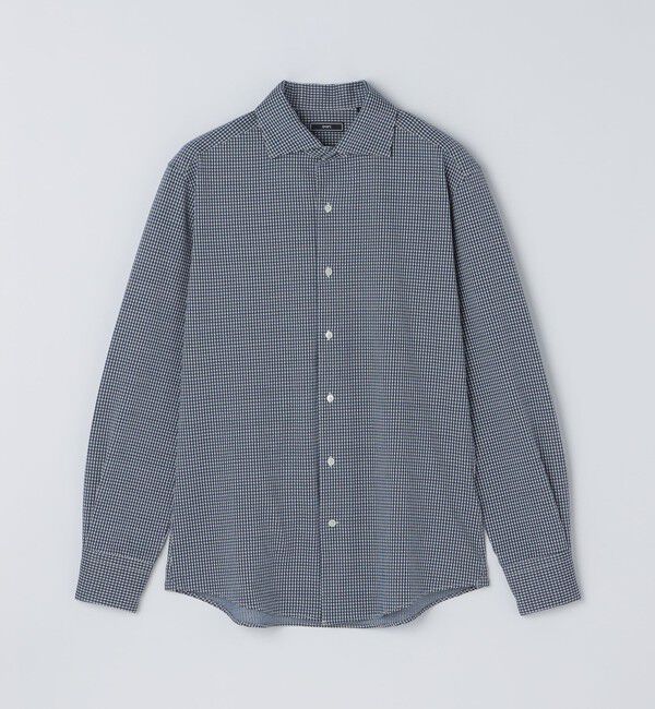 SHIPS「SHIPS: ジャージー ギンガムチェック ワンピースカラー シャツ」|Tシャツ・カットソー|