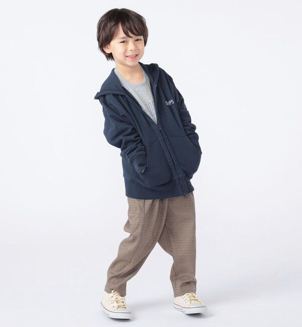 SHIPS KIDS「SHIPS KIDS:100～130cm /千鳥柄 チェック タック パンツ」|その他|