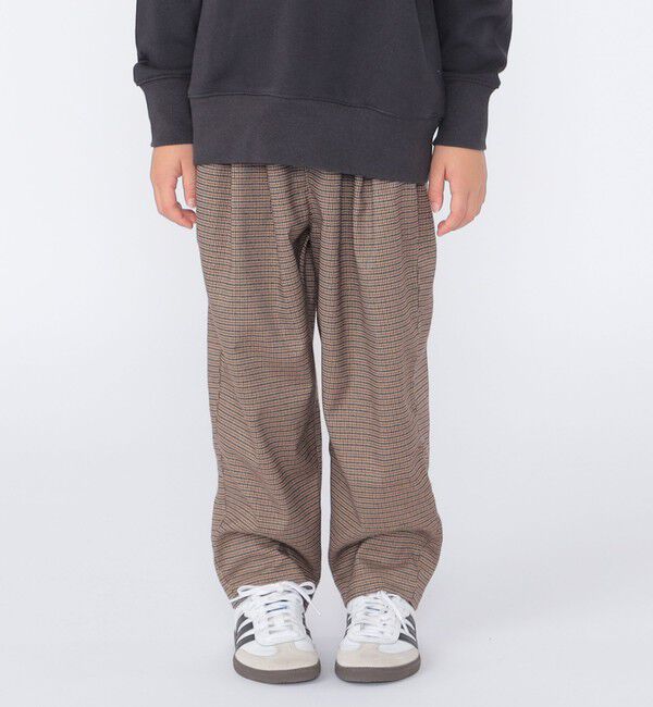 SHIPS KIDS「SHIPS KIDS:100～130cm /千鳥柄 チェック タック パンツ」|その他|