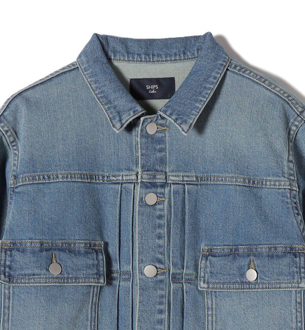 予約》SHIPS Colors:〈洗濯機可能〉アマヨリ デニム ジャケット
