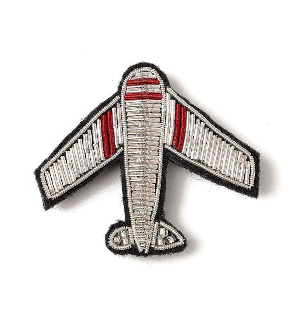 SHIPS for women「ANATHA:刺繍 ブローチ（ペナント・乗り物）」|ブローチ・コサージュ|オフホワイト