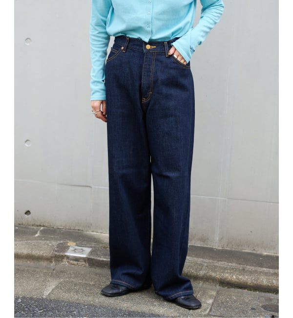 新色追加 LEE 別注ハイウエストルーズデニム（OUTDOOR PRODUCTS Usual