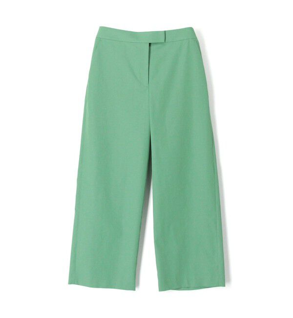 TOMORROWLAND collection「ドライツイル セミワイドクロップドパンツ」|その他|55 ライトグリーン