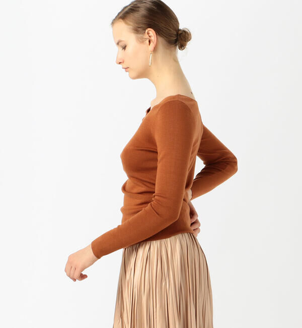 Ballsey「エクストラファインウール バレエネックプルオーバー」|ニット・セーター|