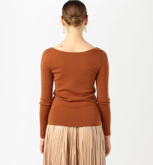 Ballsey「エクストラファインウール バレエネックプルオーバー」|ニット・セーター|