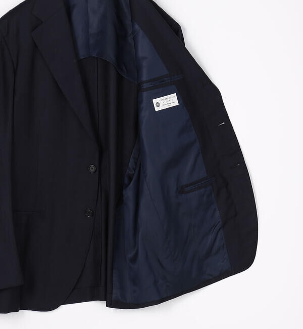 TOMORROWLAND MENS「ウールシルクホップサック シングルブレステッド3Bジャケット Ermenezild Zegna Traveller」|テーラードジャケット|