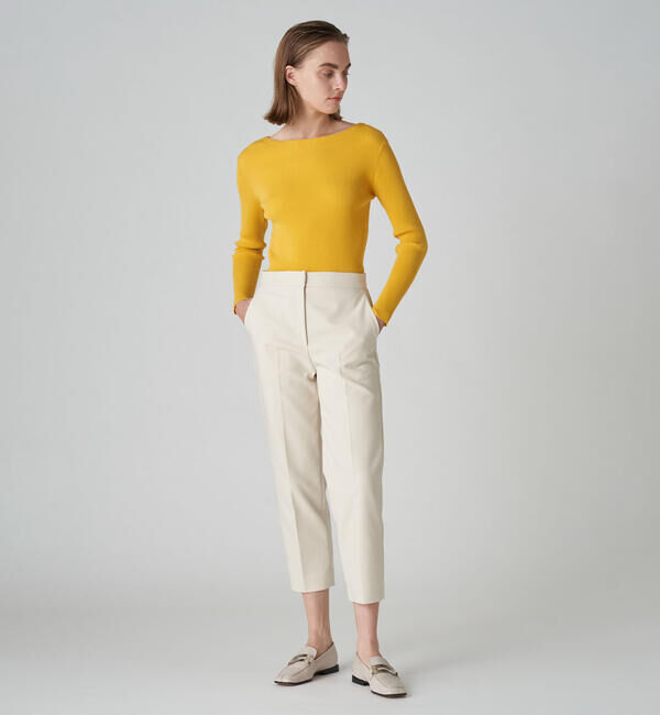 Ballsey「ハイカウントダブルクロス テーパードパンツ」|スラックス|