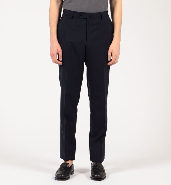 TOMORROWLAND MENS「Super130'sウール ノープリーツスリムスラックス Drago Swing」|スラックス|