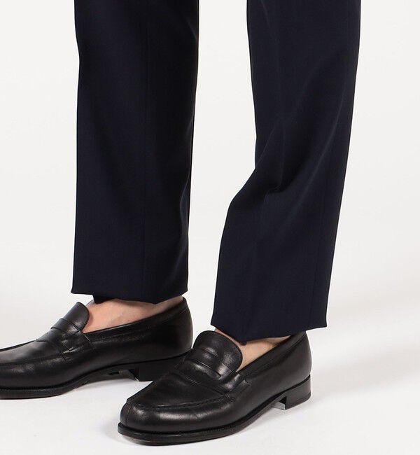 TOMORROWLAND MENS「Super130'sウール ノープリーツスリムスラックス Drago Swing」|スラックス|