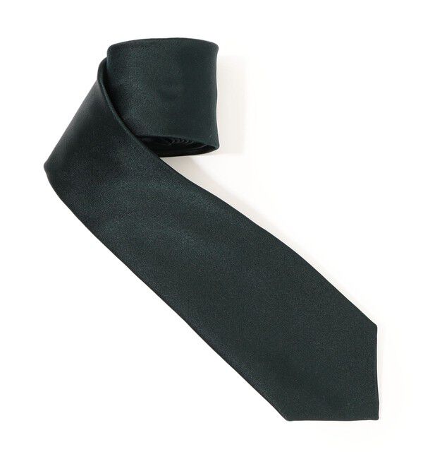 TOMORROWLAND GOODS「TOMORROWLAND シルク ソリッドネクタイ」|ネクタイ・蝶ネクタイ|57 カーキ