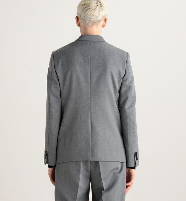 Edition「ウールモヘヤピークドラペルダブルジャケット」|テーラードジャケット|