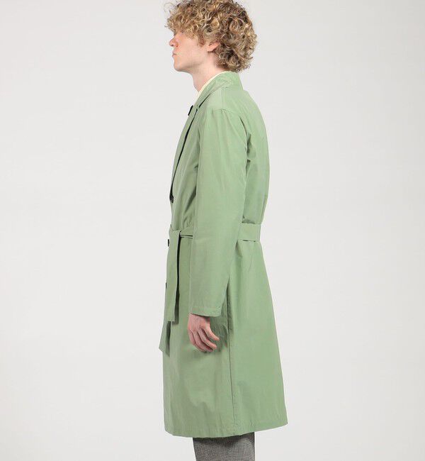 TOMORROWLAND BUYING WEAR「HEVO OSTUNI ポリエステルコットン ベルテッドコート」|チェスターコート|