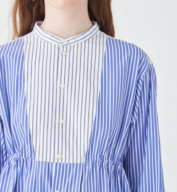 MACPHEE「パッチワークシャーティング チュニックシャツ」|シャツ・ブラウス|