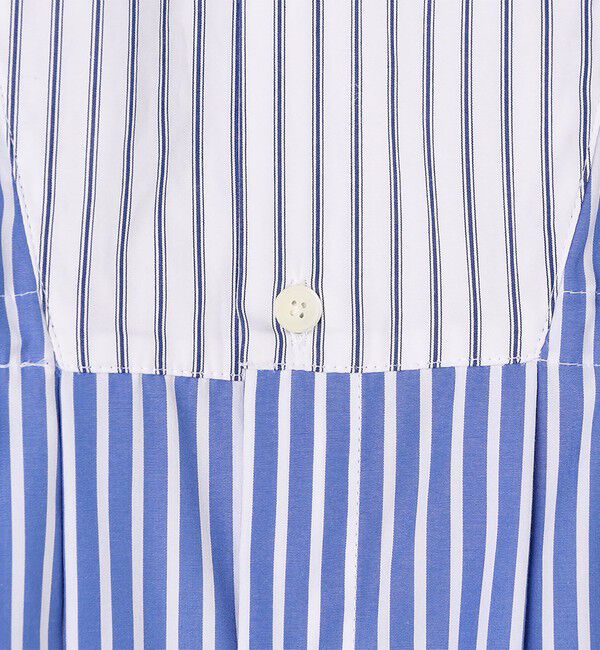 MACPHEE「パッチワークシャーティング チュニックシャツ」|シャツ・ブラウス|