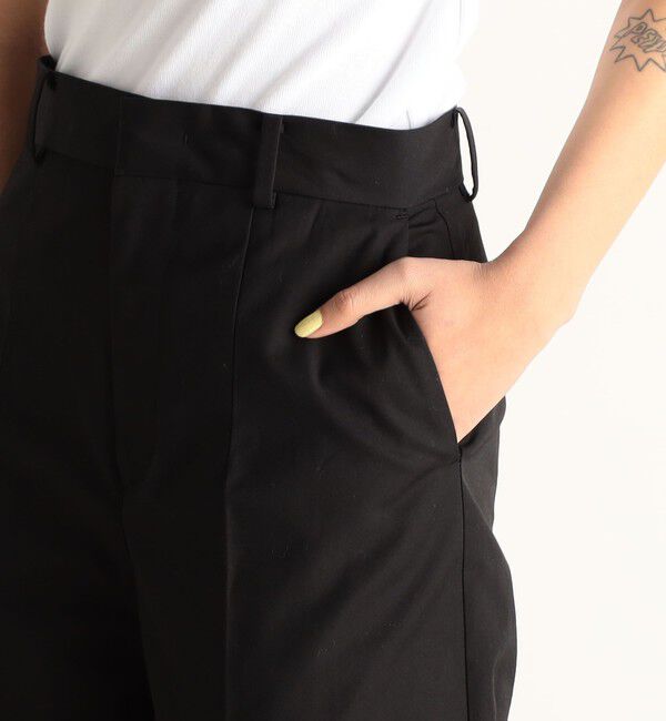 Edition「エコテックギャバ スリムスラックス」|チノ|