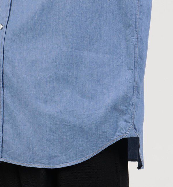 TOMORROWLAND MENS「コットンデニム ウエスタンシャツ」|シャツ・ブラウス|