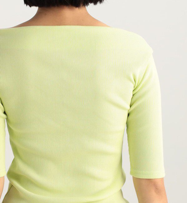 Edition「コットンリブ ハーフスリーブトップス」|Tシャツ・カットソー|