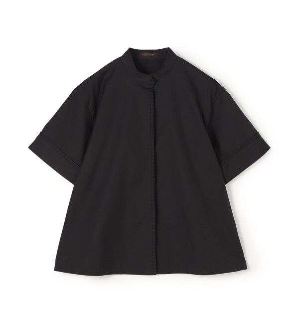 TOMORROWLAND collection「コンパクトブロード プリーツラインブラウス」|シャツ・ブラウス|19 ブラック
