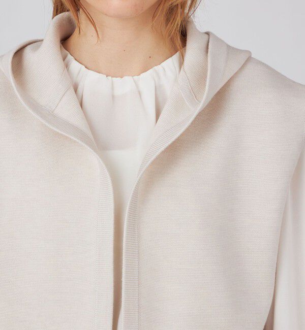 Ballsey「ウールポリエステルミラノリブ フーディジレ」|ベスト・ジレ|