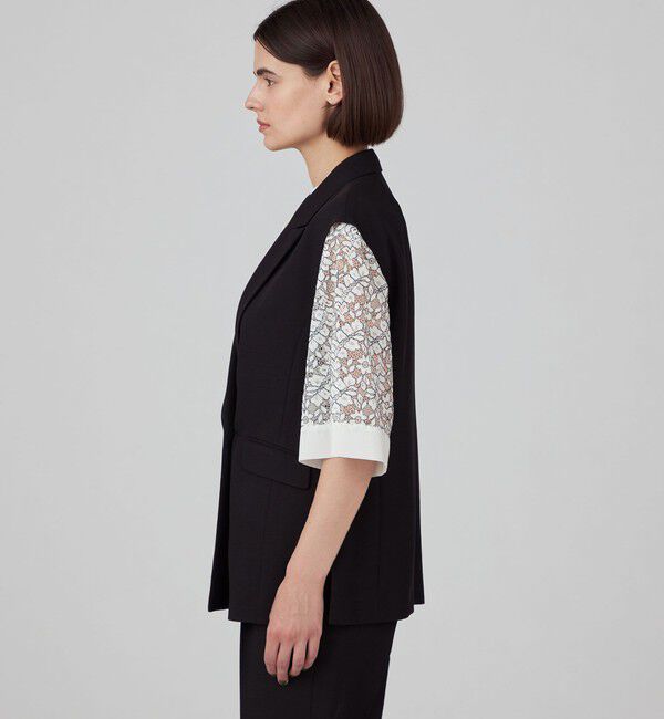 TOMORROWLAND collection「ブロークンウーステッド サイドスリットジレ」|ベスト・ジレ|