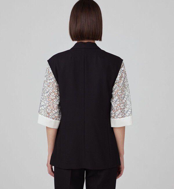 TOMORROWLAND collection「ブロークンウーステッド サイドスリットジレ」|ベスト・ジレ|