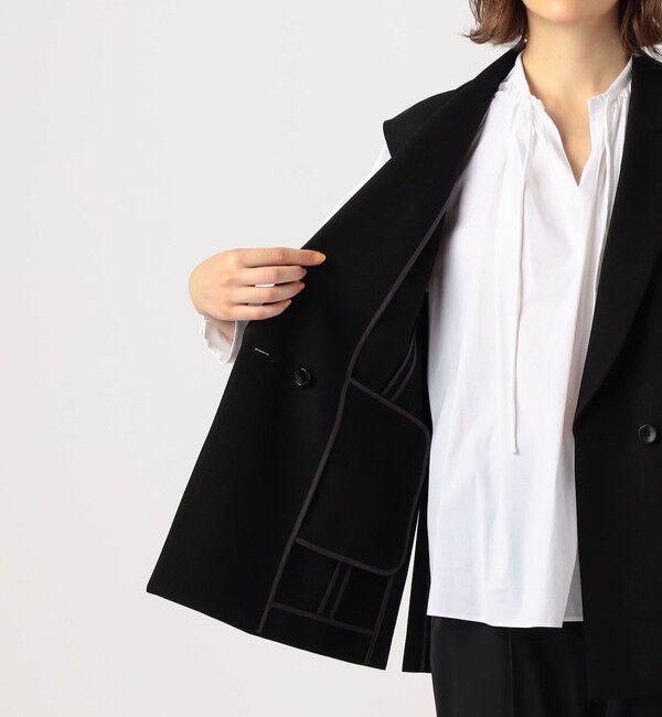 TOMORROWLAND collection「ブロークンウーステッド サイドスリットジレ」|ベスト・ジレ|