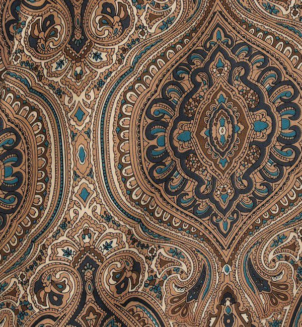 TOMORROWLAND MENS「コットンビエラプリント ショートポイントワイドカラーシャツ」|シャツ・ブラウス|