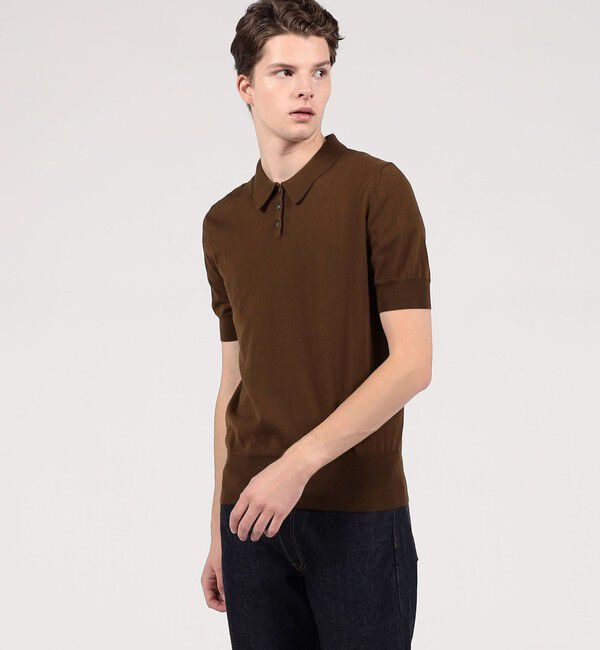 TOMORROWLAND BUYING WEAR「SUPER A MARKET SHORT SLEEVE POLO」|ニット・セーター|