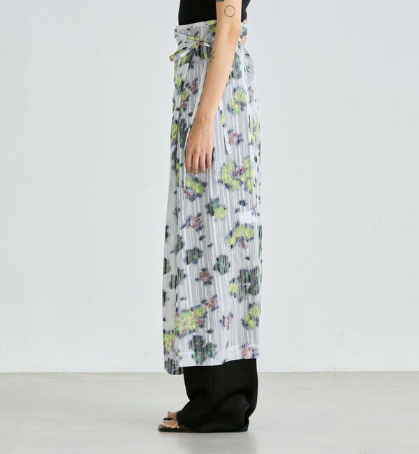 Edition「フラワープリント ラップスカート」|スカート|