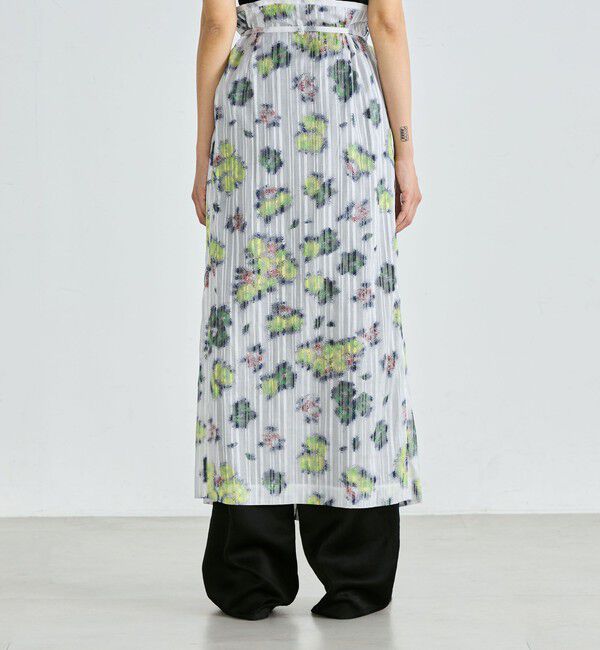 Edition「フラワープリント ラップスカート」|スカート|