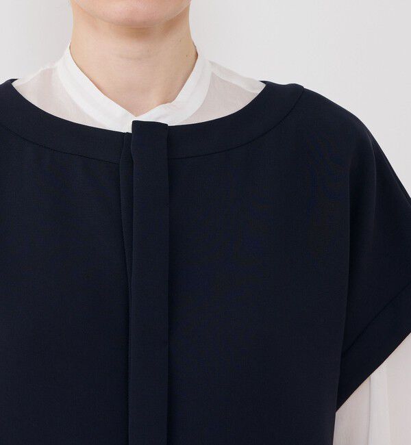 GALERIE VIE「ダブルクロス ワイドフィットベスト」|ベスト・ジレ|