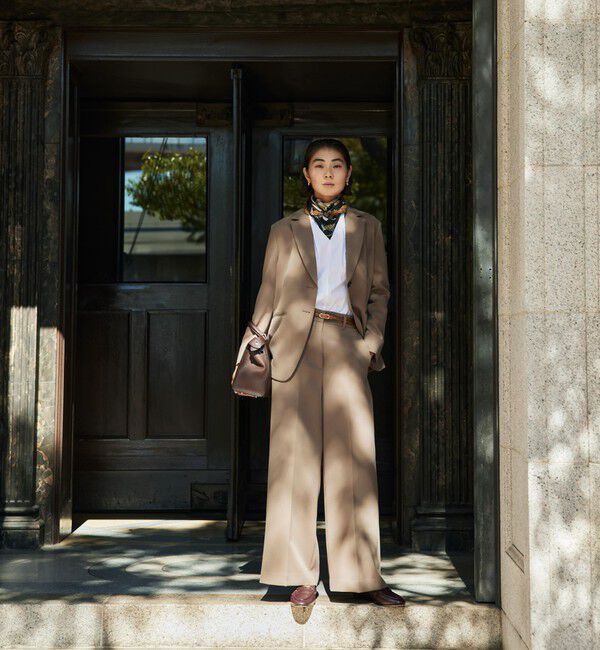 Ballsey「【WEB先行予約】ライトダブルクロス セミワイドパンツ」|その他|