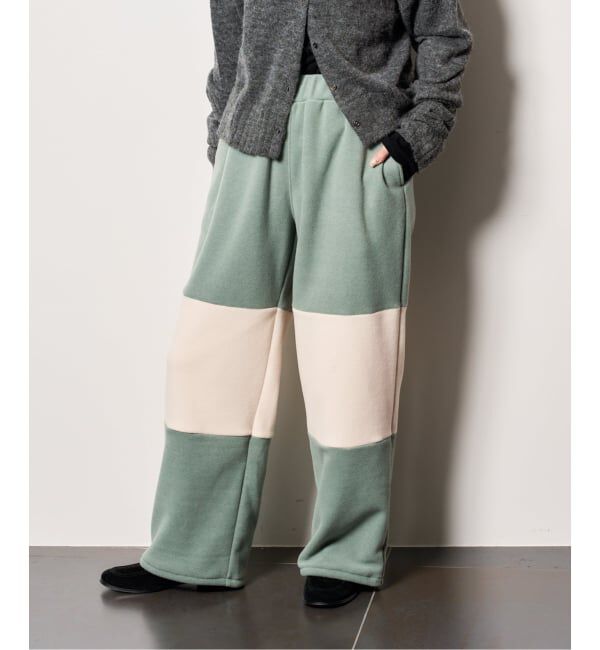  「ONIT RECYCLING FLEECE BICOLOR PANTS 25AW-ON218：パンツ」|スラックス|カーキ